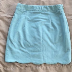 Tobi mini skirt light blue